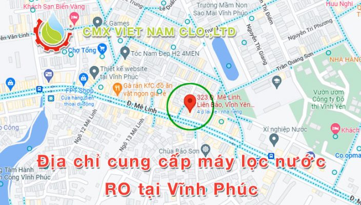 Địa chỉ cung cấp máy lọc nước RO hàng đầu tại Vĩnh Phúc