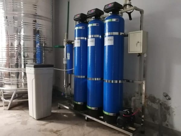 Lắp đặt hệ thống DHGK03 xử lý nước giếng khoan nhiễm sắt