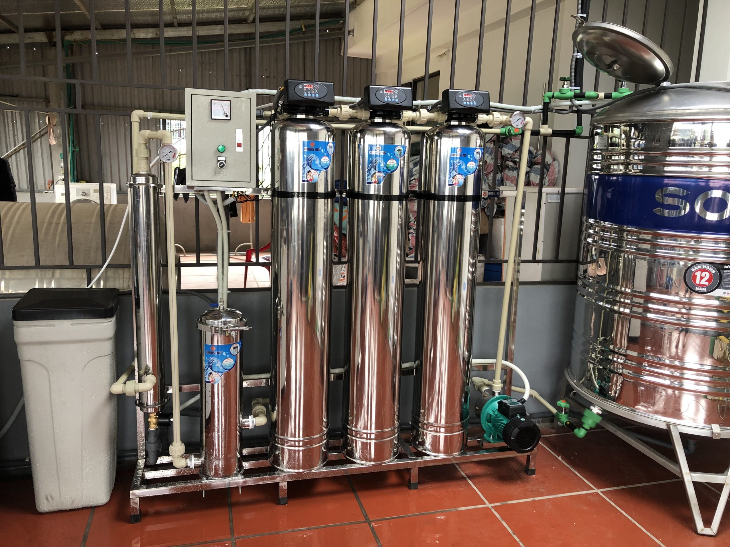 Hệ thống lọc tinh khiết xử lý nước nhiễm kim loại nặng
